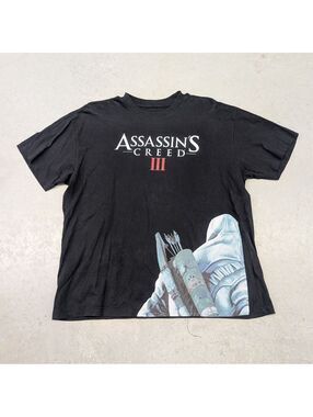 Assassins Creed 3 Ubisoft Video Game Promo T-shirt